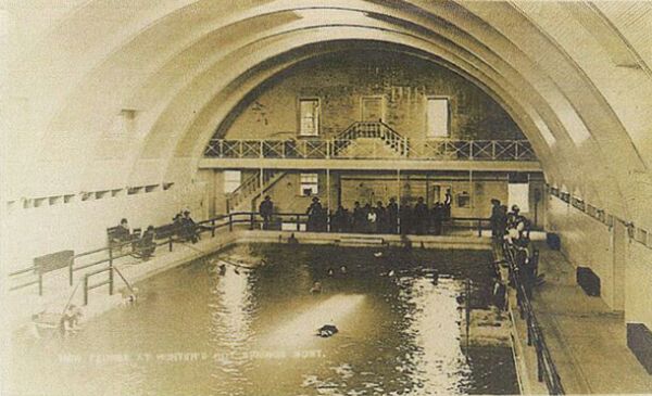 The plunge at the Dakota Hotel