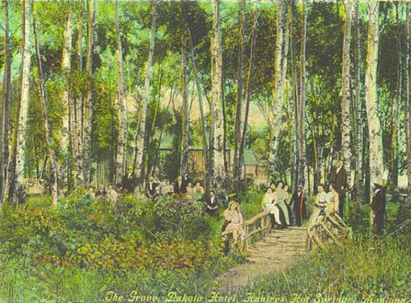 The grove at Hunters Hot Springs